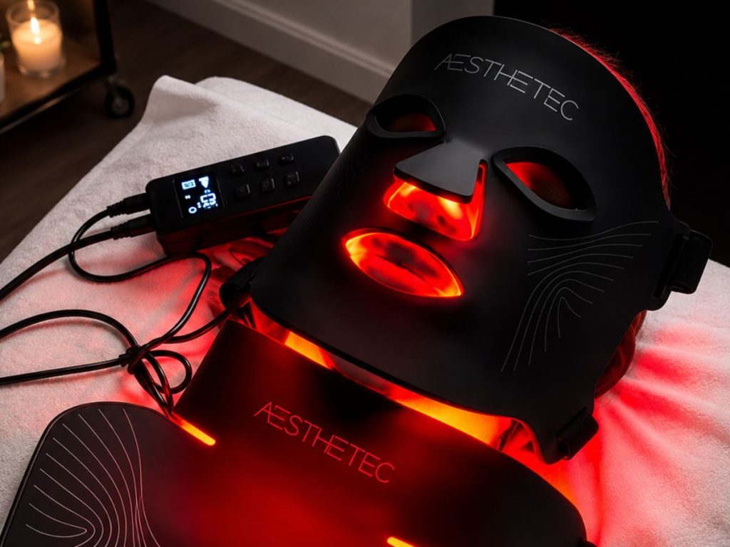 Soin visage photobiomodulation LED à Aureilhan